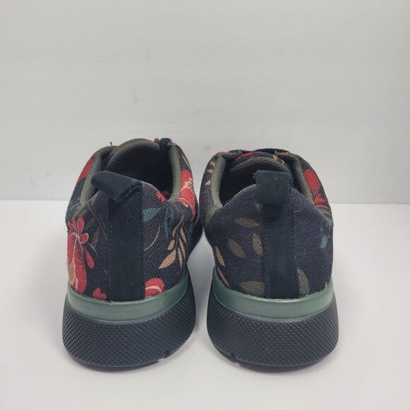 Gudrun Sjoden Women's Black Red Canvas Sneakers US Size 10 EU 42 - Picture 4 of 8